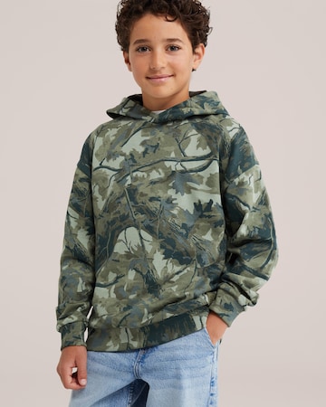 Felpa di WE Fashion in verde: frontale