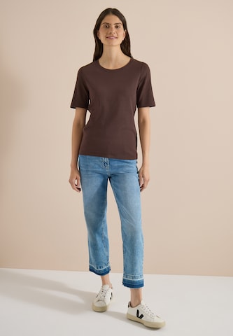 CECIL T-Shirt in Braun