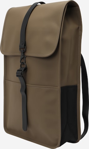RAINS Backpack in Brown: front