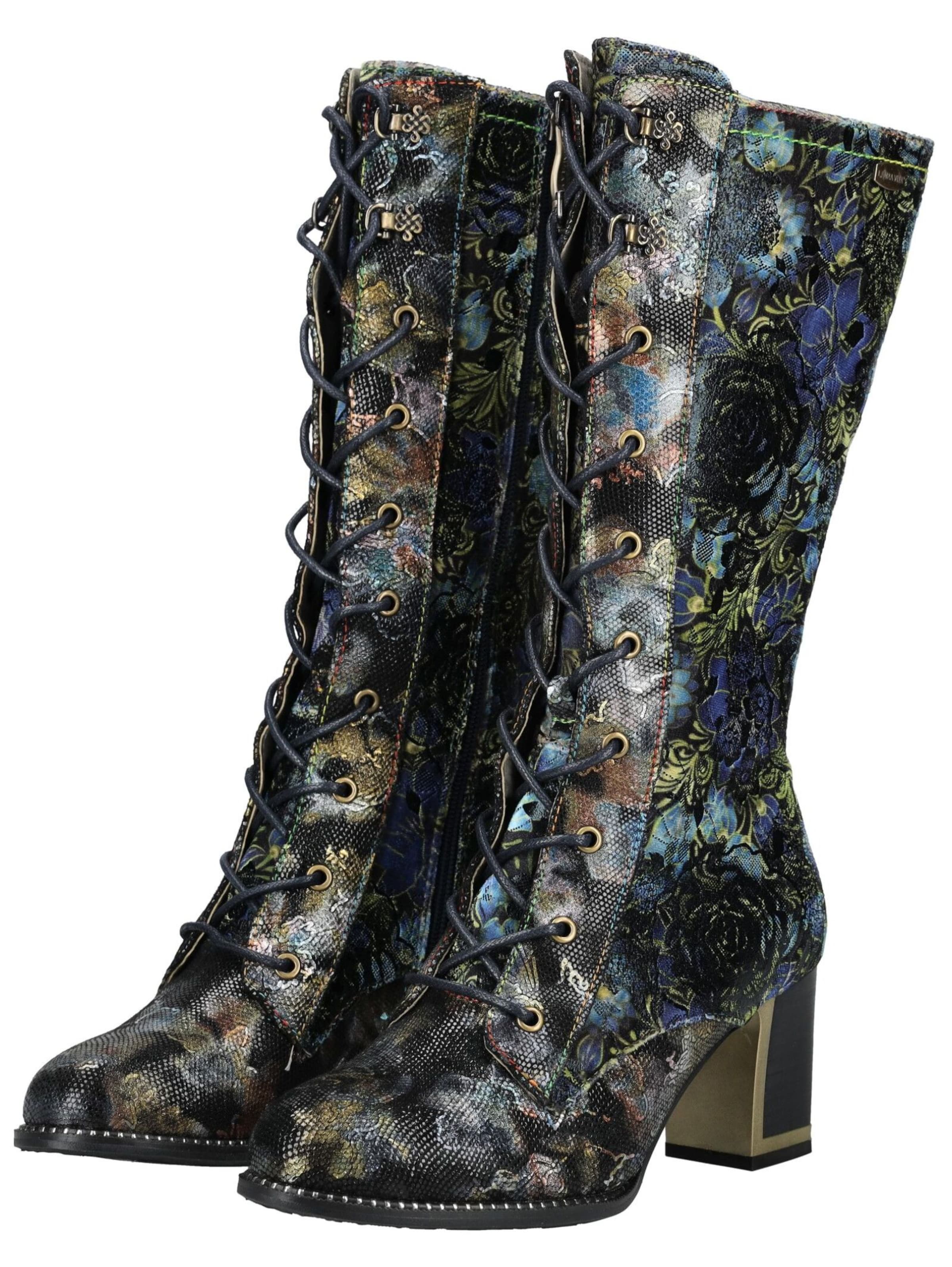 Bottes à lacets Laura Vita en bleu