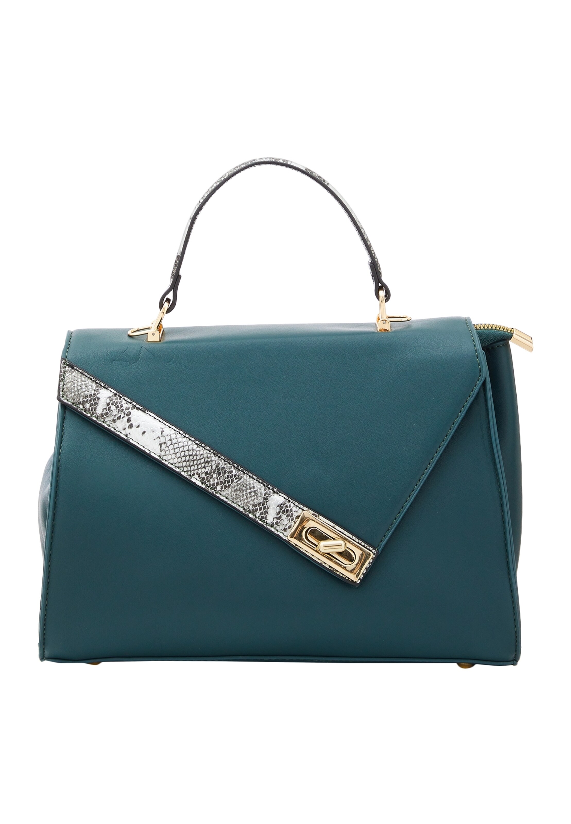 Borsa a mano di Usha in verde: frontale