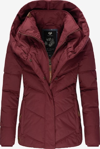 Ragwear Winter Jacket 'Natesa' in Red