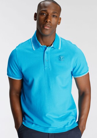 DELMAO Poloshirt in Blau: Vorderseite