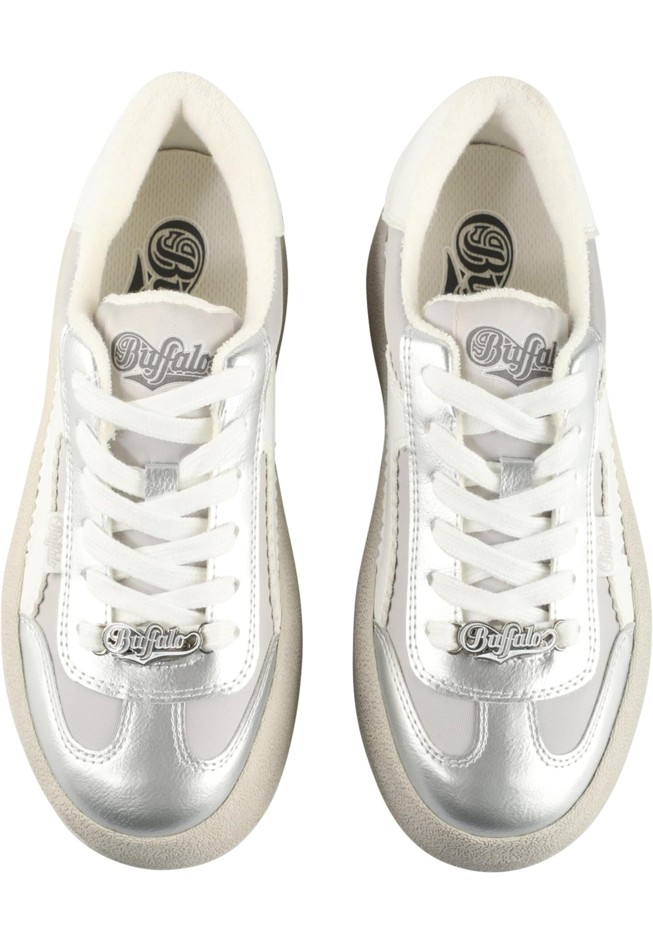 BUFFALO Sneakers laag 'CAJO' in Zilver