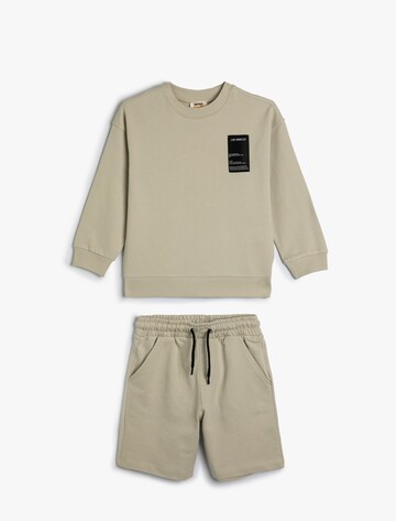 Koton Sweat suit in Beige: front