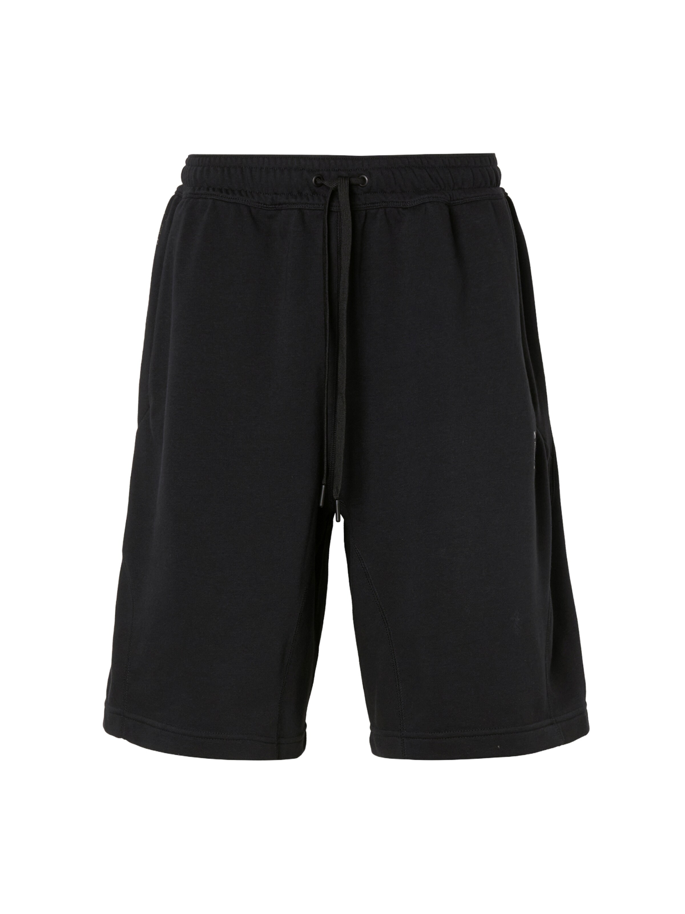 NIKE Loosefit Παντελόνι φόρμας 'NAC FLC' σε μαύρο: μπροστά