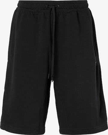 NIKE Loose fit Sports trousers 'NAC FLC' in Black: front