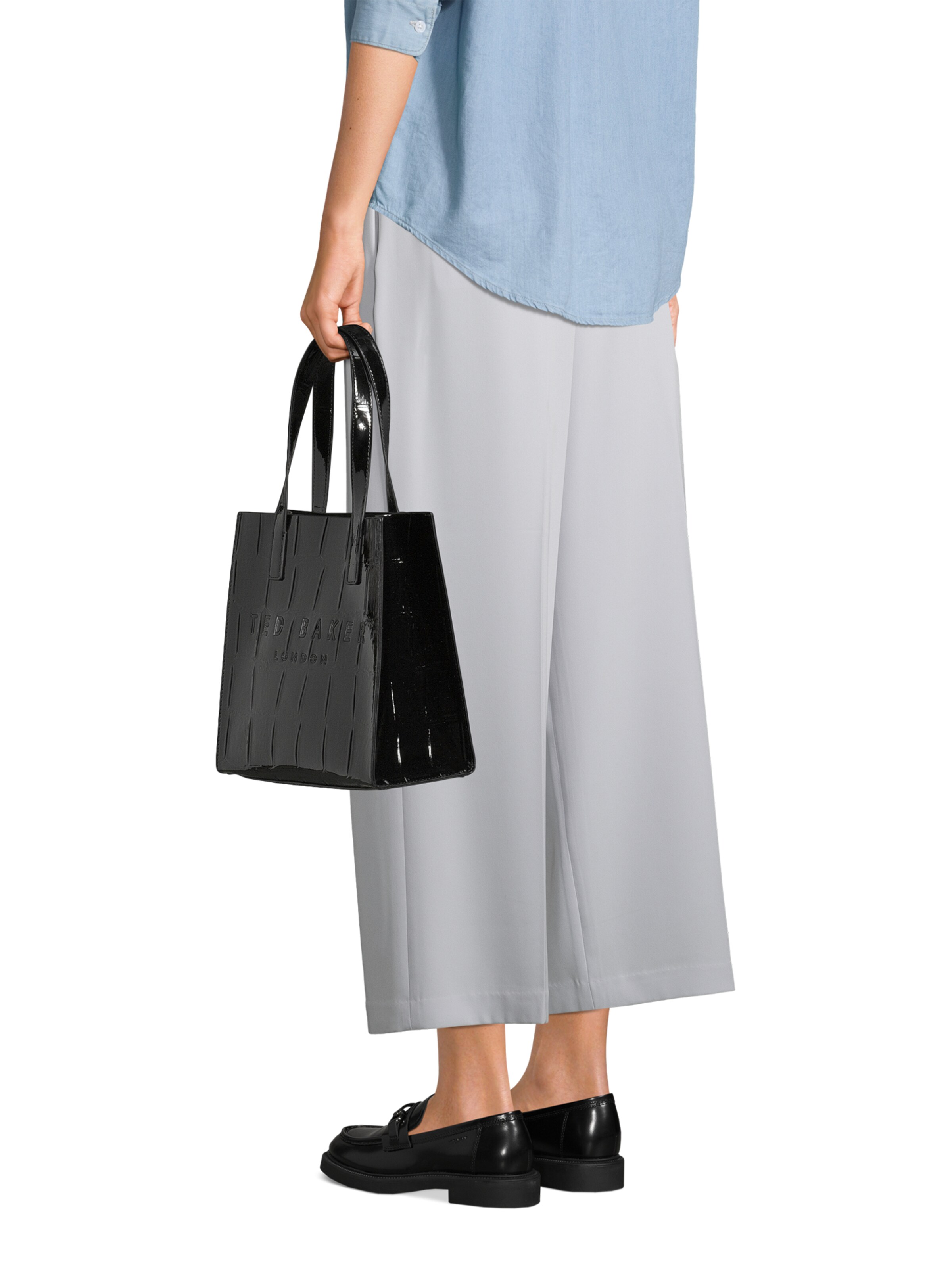 Ted Baker Ročna torbica 'REPTCON' | črna barva: sprednja stran