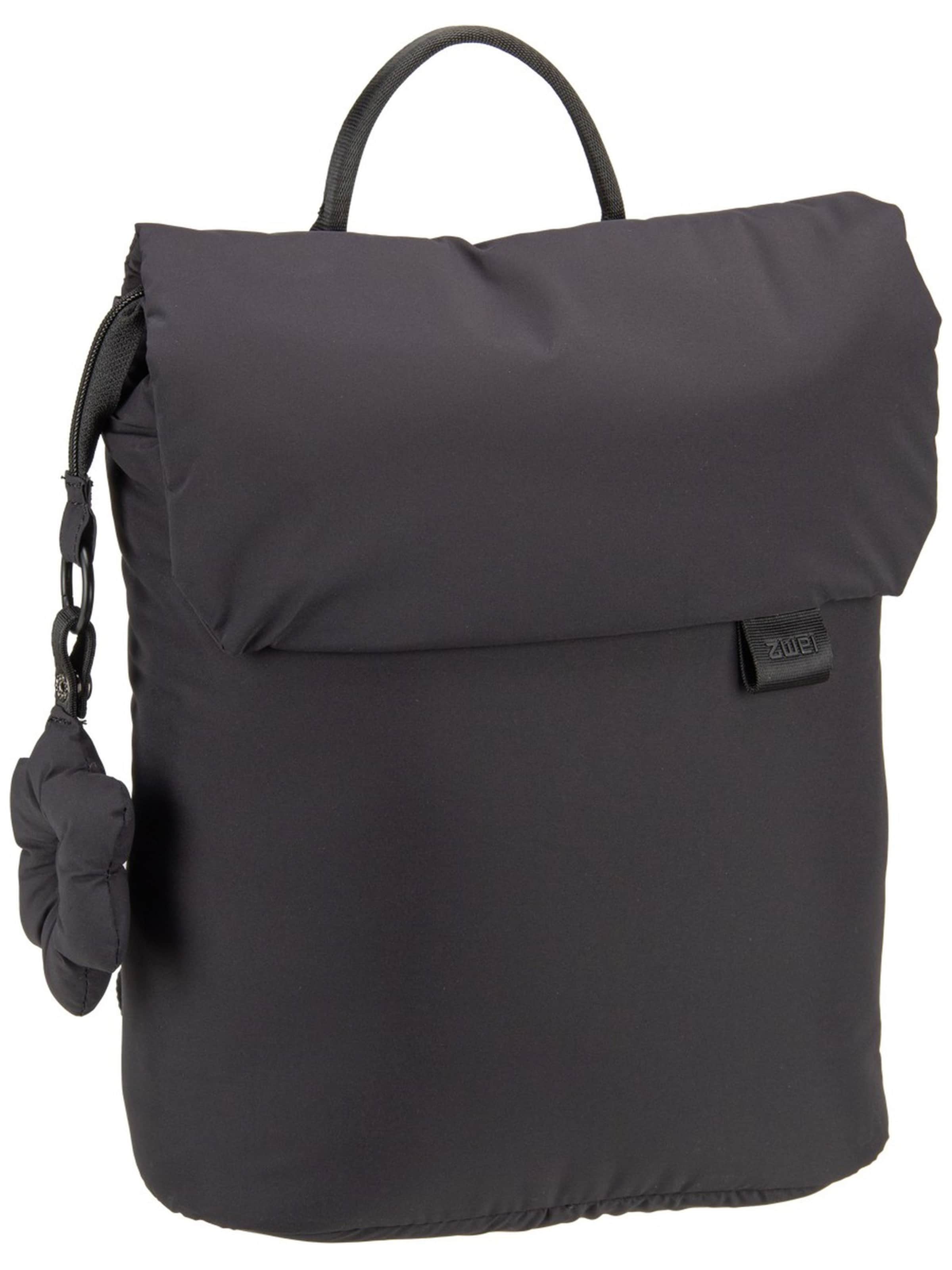 ZWEI Rucksack 'Hannah HAR13' in Schwarz: Vorderseite