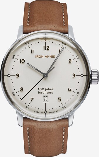 Iron Annie Uhr in hellbraun / silber / weiß, Produktansicht