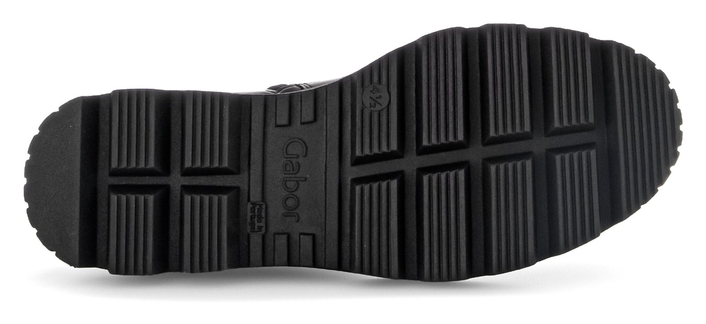 GABOR Schnürstiefelette in Schwarz