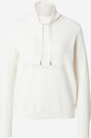 Pull-over 'Ra44na' ZABAIONE en blanc : devant