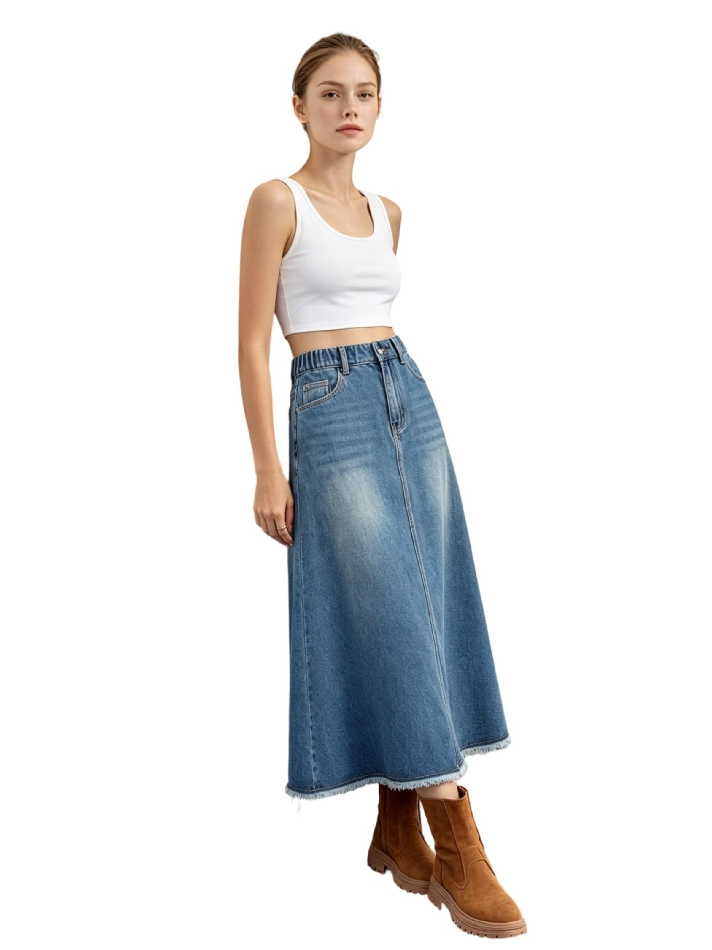 Yesfashion Rock‌ in Blau