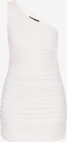 Robe de cocktail 'Festive' faina en blanc : devant