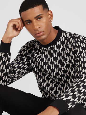 Karl LagerfeldSweater majica - crna boja