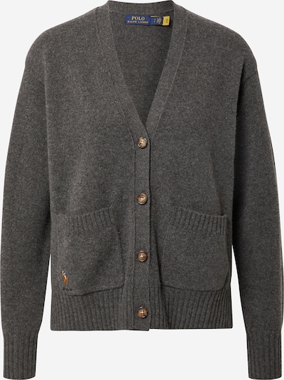 Polo Ralph Lauren Cardigan en gris chiné, Vue avec produit