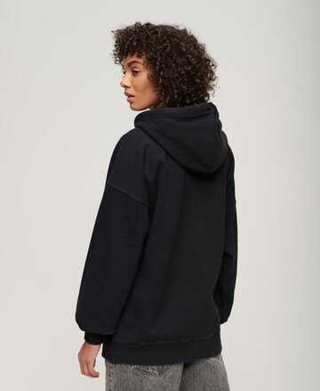 Superdry Zip-Up Hoodie in Black