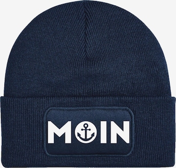 Youth Designz Mütze 'Moin' in Blau: Vorderseite