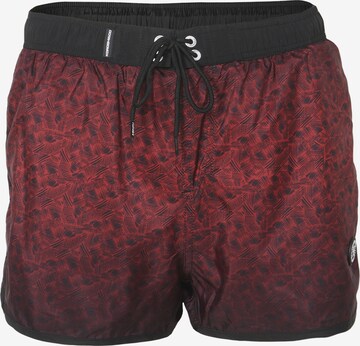 Shorts de bain KOROSHI en rouge : devant