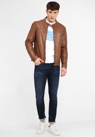 Veste mi-saison 'COBY S16 LAKEV' Gipsy by Mauritius en marron