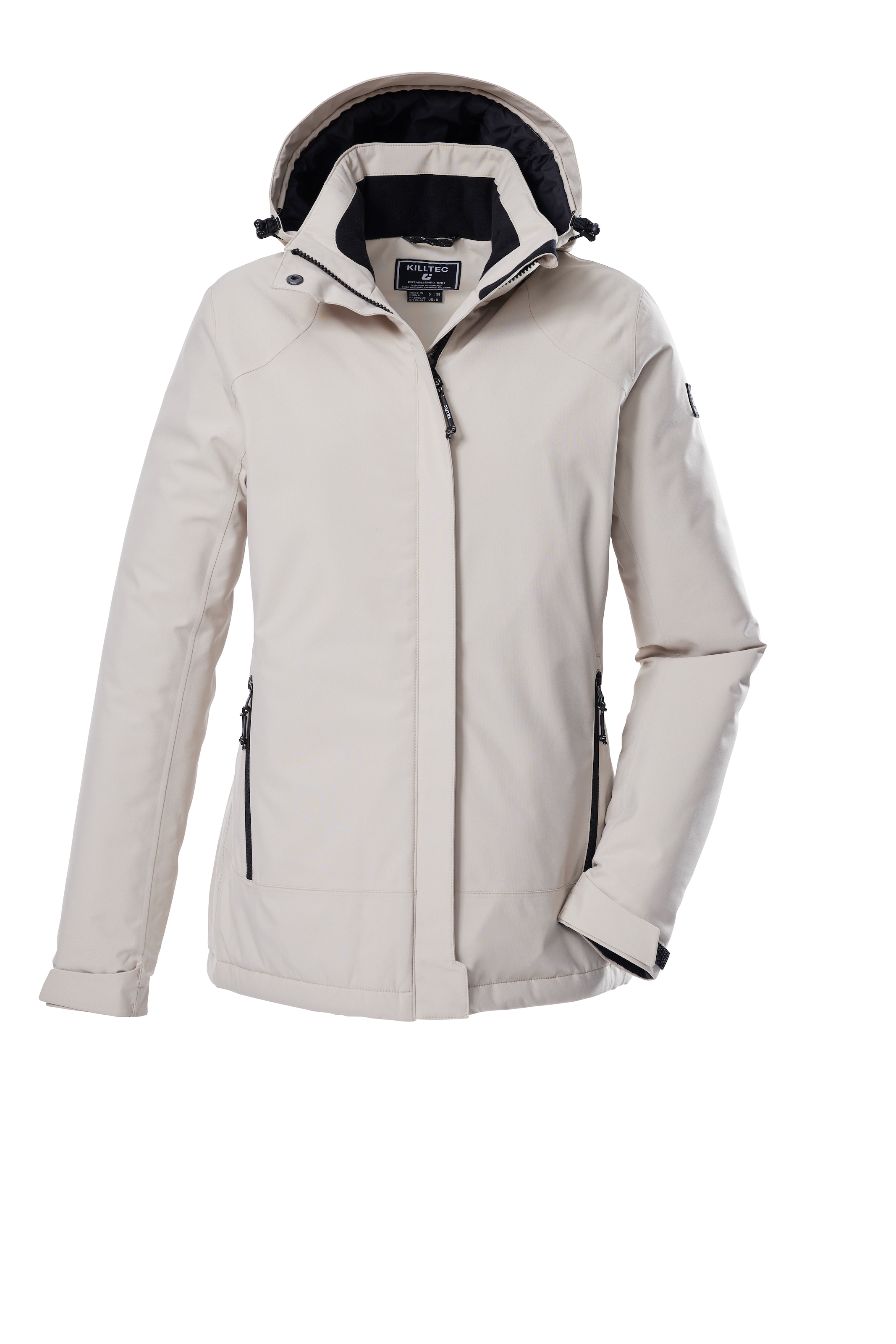 KILLTEC Outdoorjacke in Grau: Vorderseite