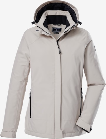 KILLTEC Outdoor Jacket in Grey: front