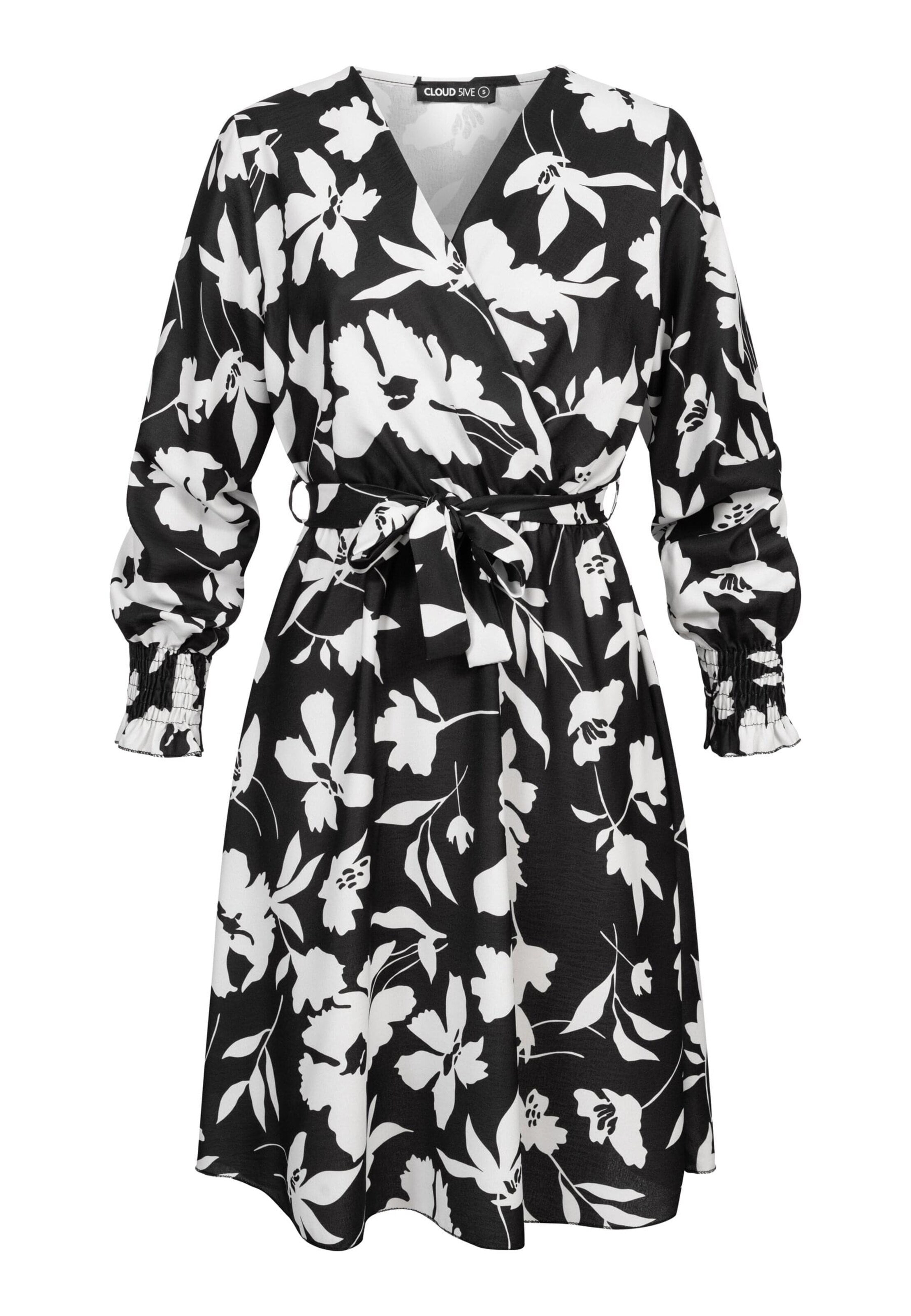 Cloud5ive Kleid in Schwarz: Vorderseite