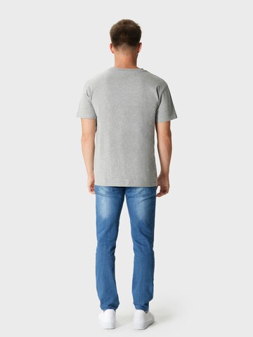 Oldskull Shirt 'Asian Swordsman ' in Grijs