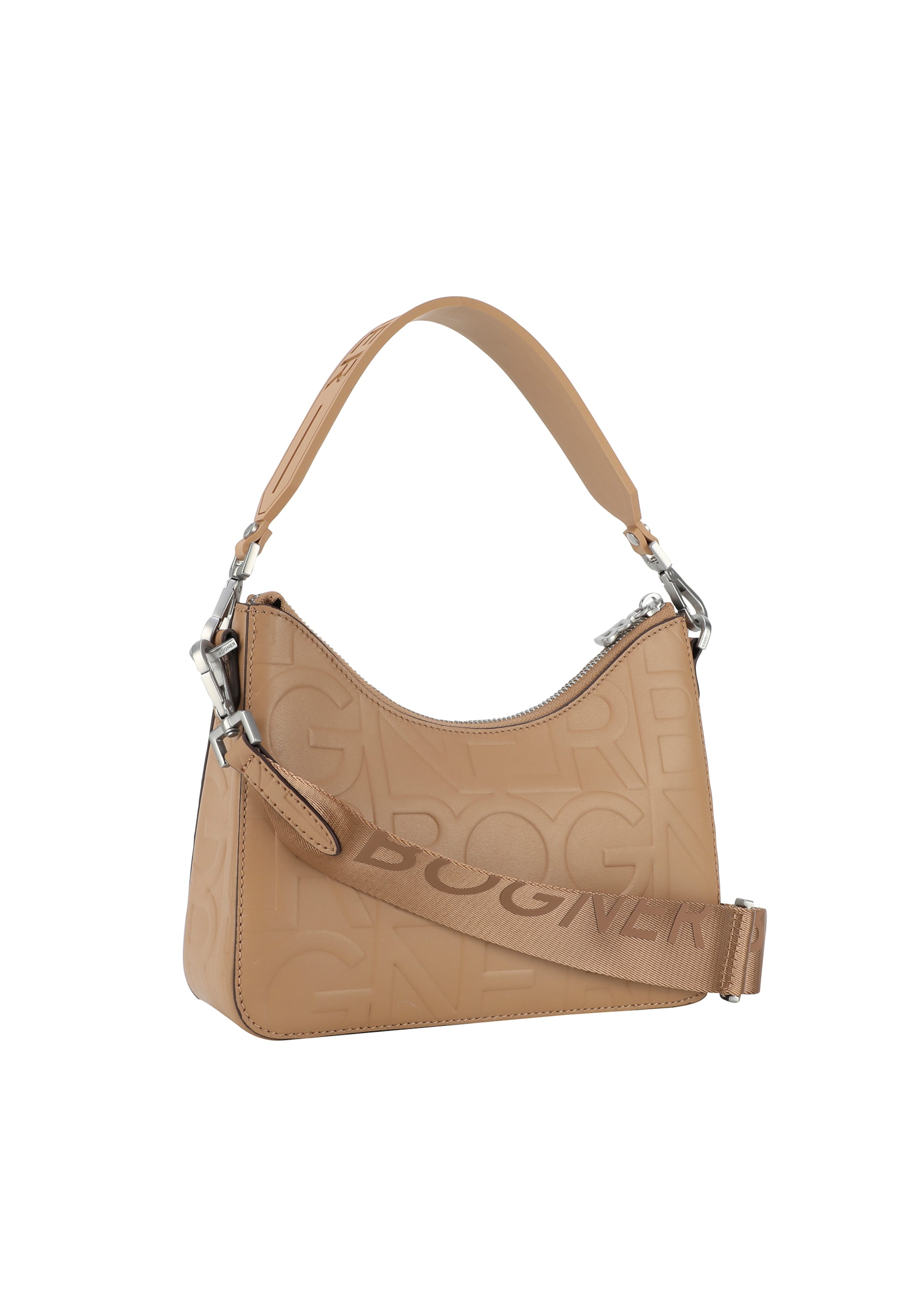 BOGNER Schultertasche 'Tenna Lora' in Braun
