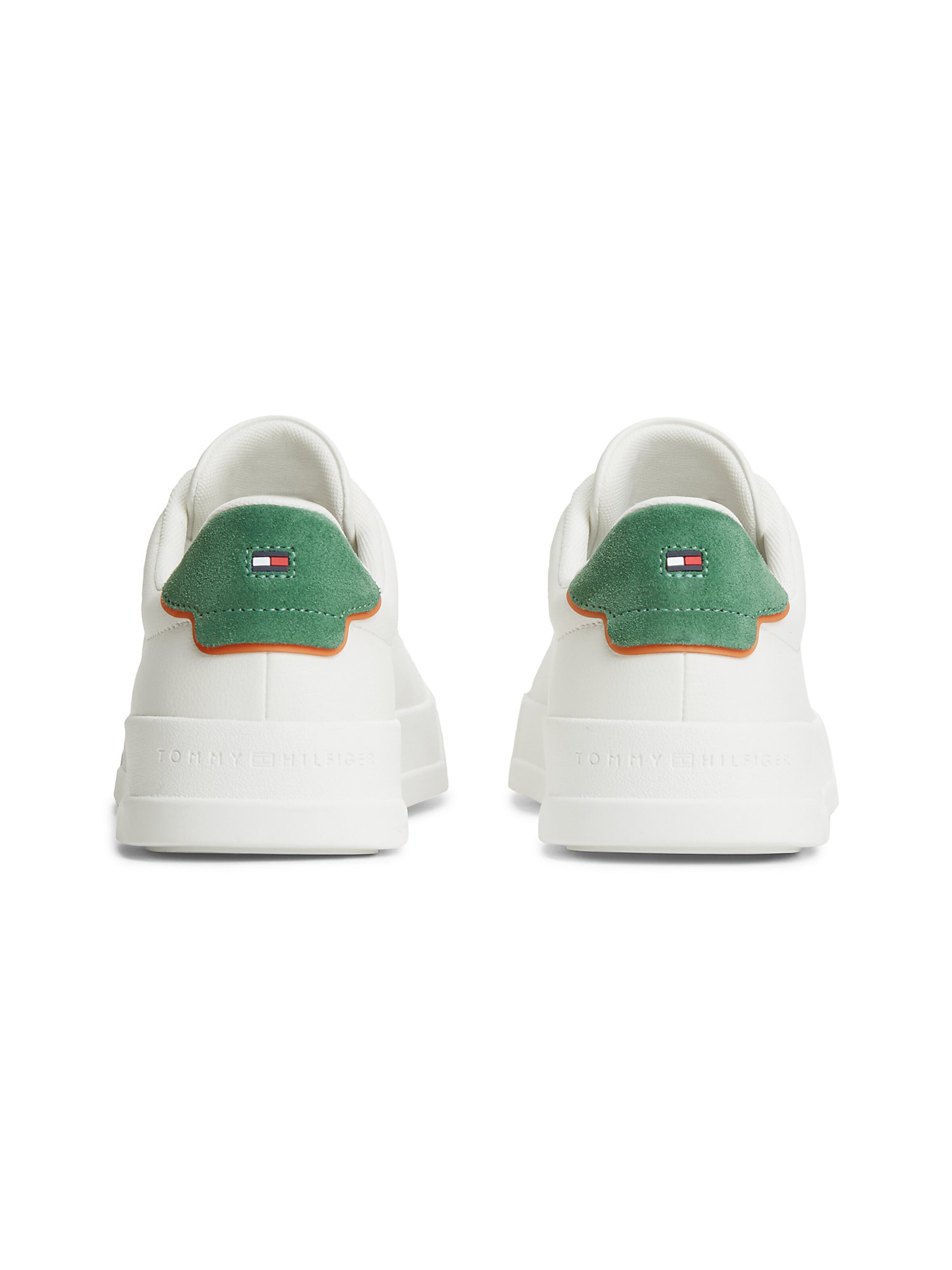 Baskets basses 'Court Ess' TOMMY HILFIGER en blanc