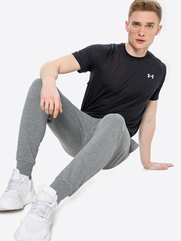 UNDER ARMOUR Zúžený Sportovní kalhoty 'Rival' – šedá