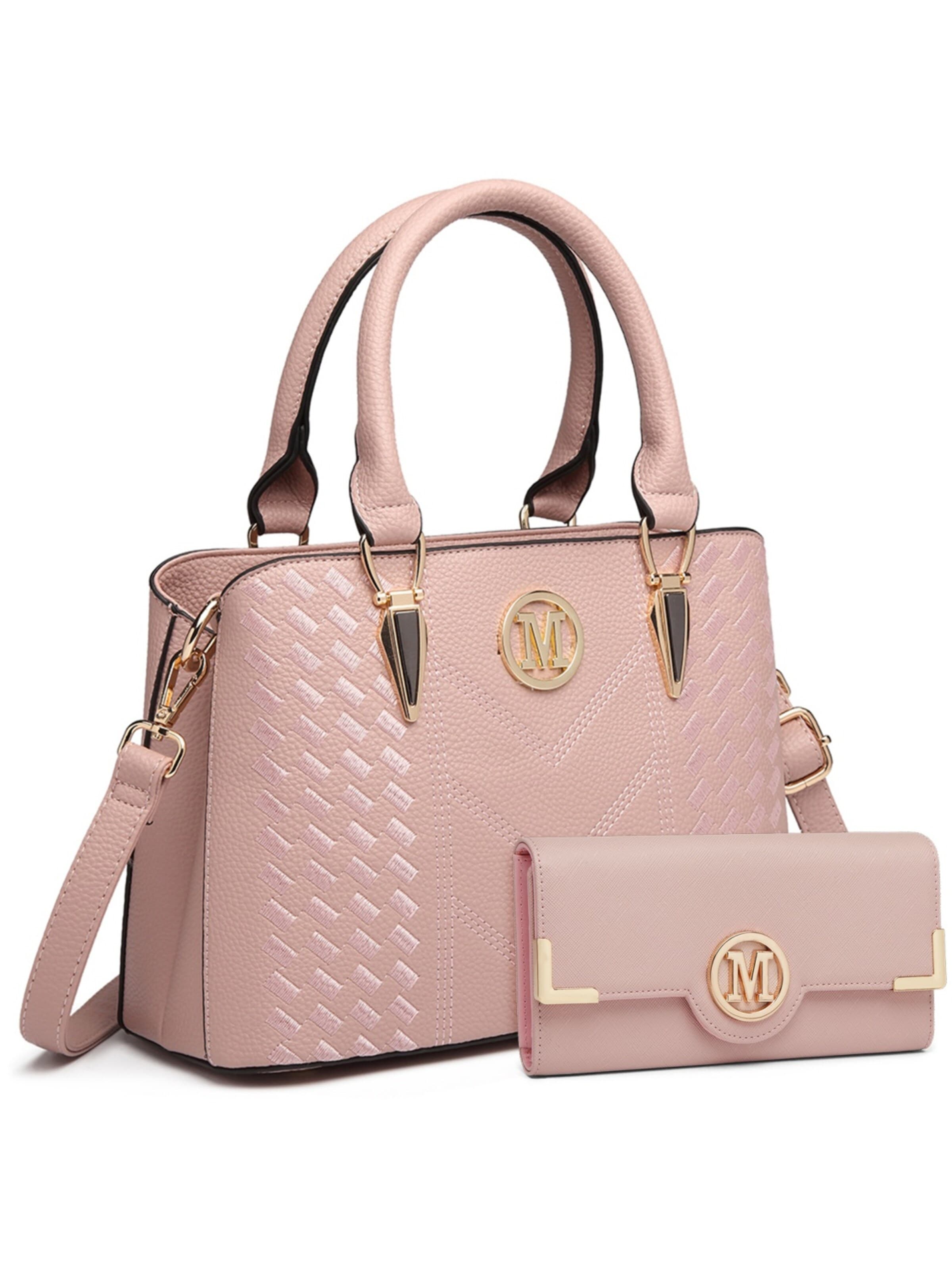 Miss Lulu Shoulder Bag in Pink