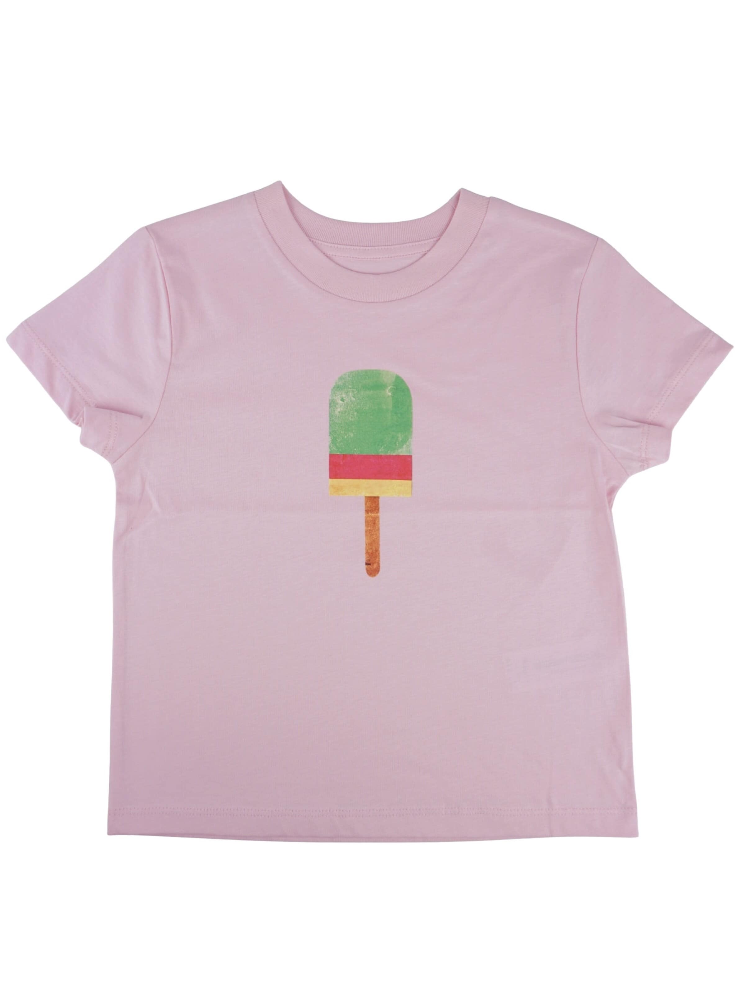 MelaDi Shirt 'Eis am Stiel'‌‌‌‌‌‌‌‌‌‌ in Pink: Vorderseite