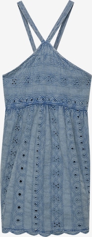 Pull&Bear Summer Dress in Blue: front