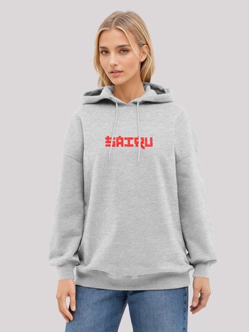 F4NT4STIC Sweatshirt 'Koi Fish Japan Streetstyle' in Grijs: voorkant