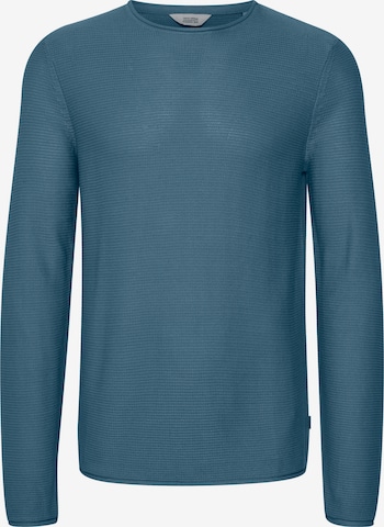 !Solid Sweater in Blue: front