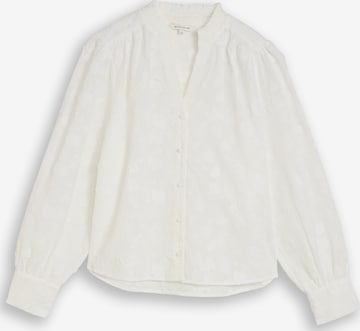 TOM TAILOR Pusero värissä valkoinen: etupuoli