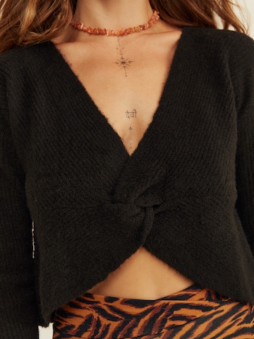 ABOUT YOU x Sofia Tsakiridou Sweater 'Ercin' in Black