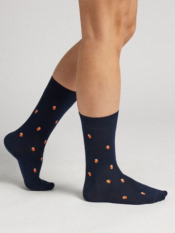 IUMAN Intimissimi Uomo Socks in Black: front