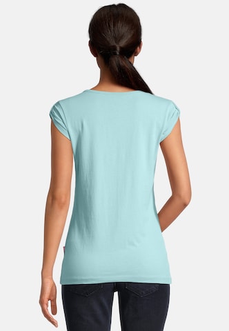 salzhaut Shirt ' BIIKE - CIAO ' in Blue