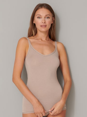 SCHIESSER Undershirt 'Personal Fit' in Brown: front