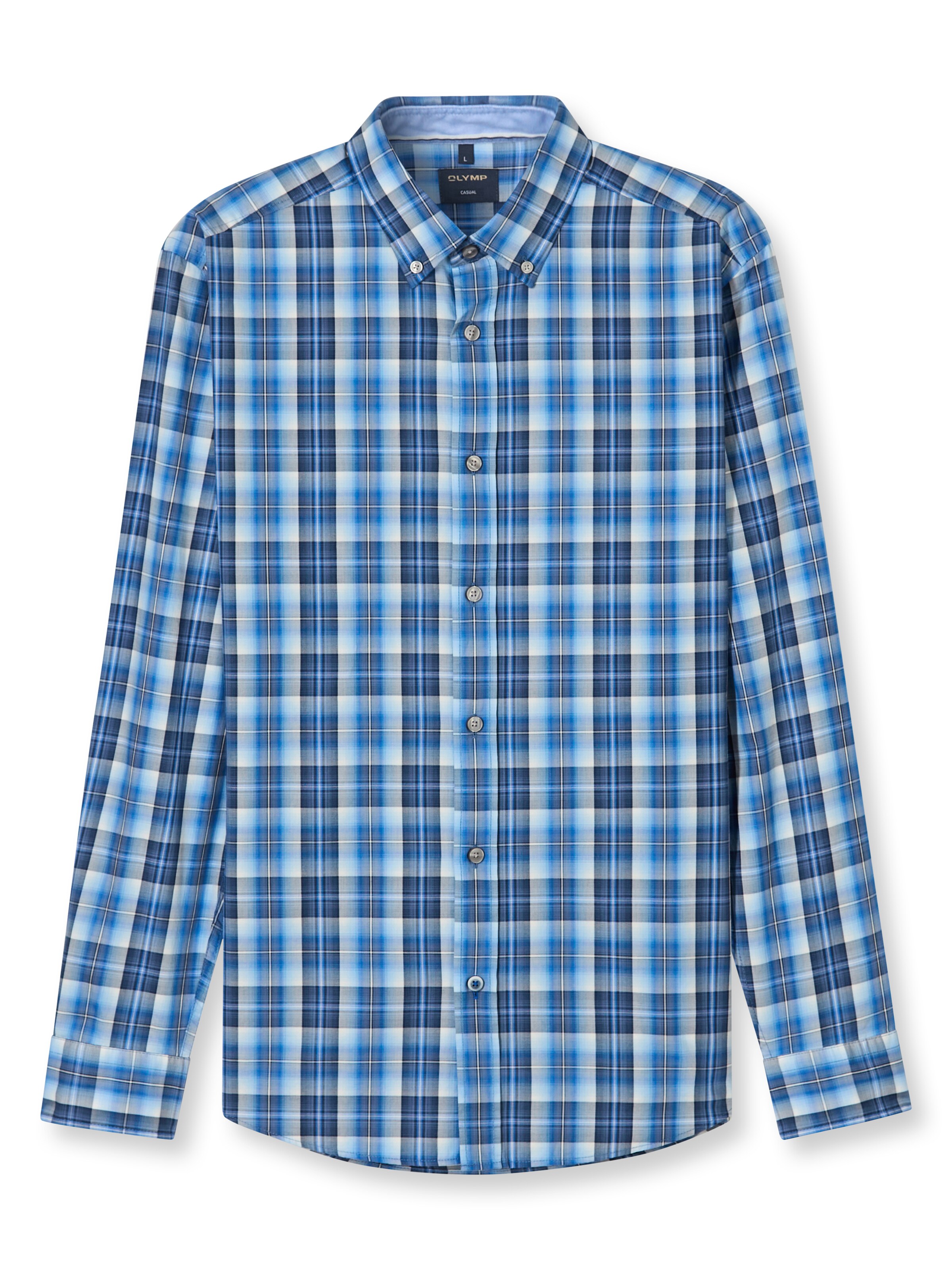 OLYMP Comfort Fit Hemd in Blau: Vorderseite