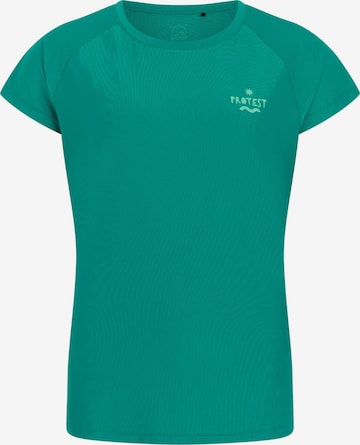 PROTEST Functioneel shirt 'PRTCal' in Groen: voorkant