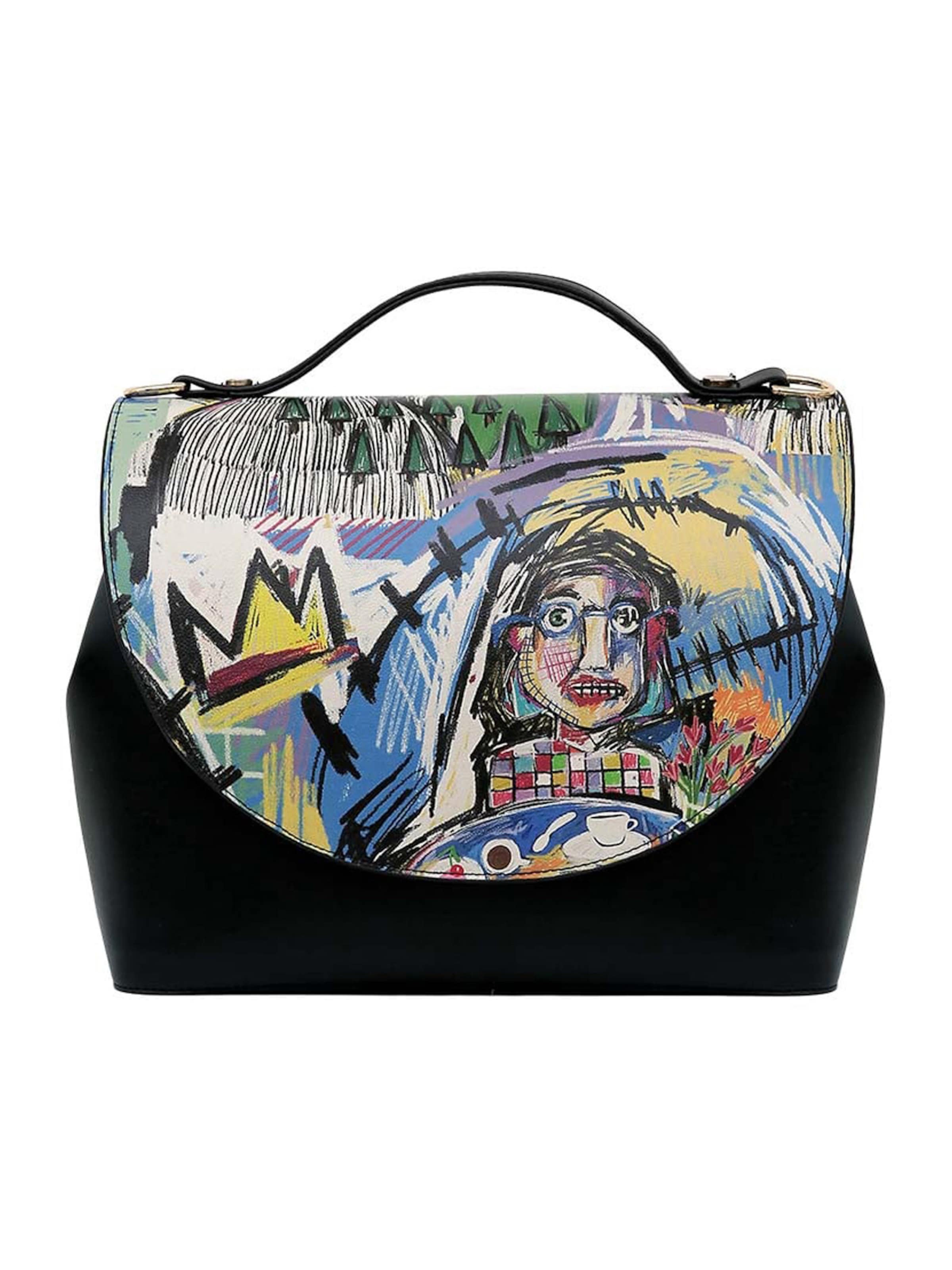 DOGO Umhängetasche 'Live and Save'‌‌‌ in Schwarz: Vorderseite