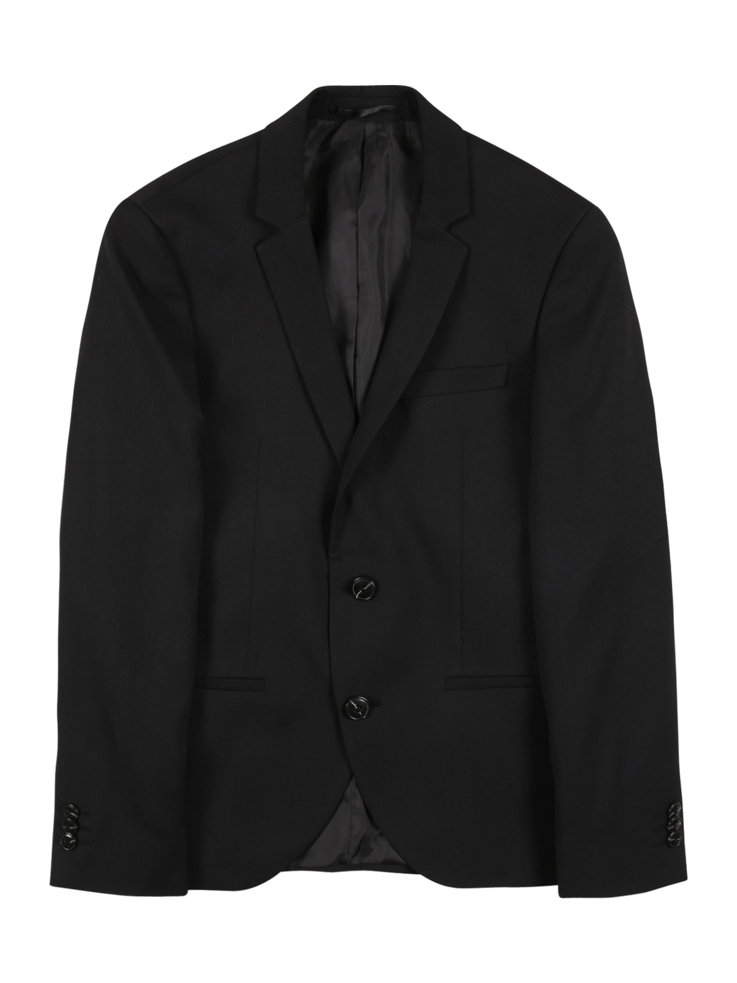 Jack & Jones Junior Blazer 'JJSolaris' i sort: forside