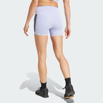 ADIDAS PERFORMANCE Skinny Sportbroek 'Optime' in Lila