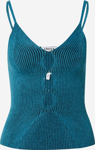 EDITED Top 'Levinia' in Blauw: voorkant