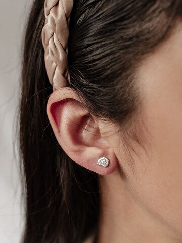 Hey Happiness Earrings 'Nautilus Shine' in Silver