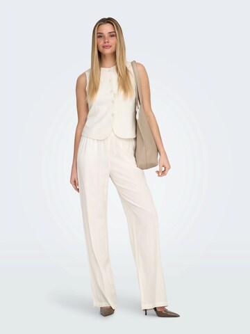ONLY Regular Trousers 'ONLGOA' in White