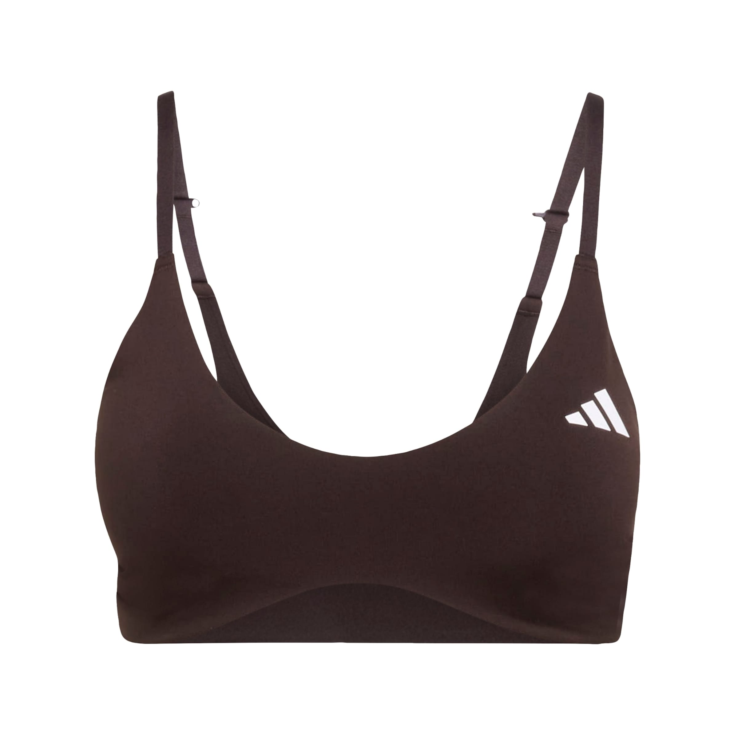 ADIDAS PERFORMANCE - Bustier Sujetador deportivo 'Optime Essentials' en marrón: frente
